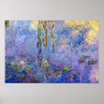 Poster Claude Monet - Lírios Hídricos<br><div class="desc">Lírios/Ninfas por Claude Monet em 1916-1919</div>