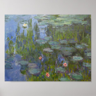 Poster Claude Monet - Lírios Hídricos
