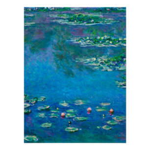 Póster Claude Monet - Lírios Hídricos 1906