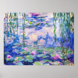 Poster Claude Monet - Lírios/Ninfas 1919<br><div class="desc">Lírios/Ninfas (W.1852) - Claude Monet,  Petróleo na Canvas,  1916-1919</div>