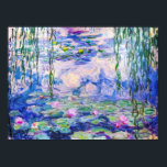 Poster Claude Monet - Lírios/Ninfas 1919<br><div class="desc">Lírios/Ninfas (W.1852) - Claude Monet,  Petróleo na Canvas,  1916-1919</div>