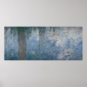 Poster Claude Monet Lírios: Salgueiros, 1914
