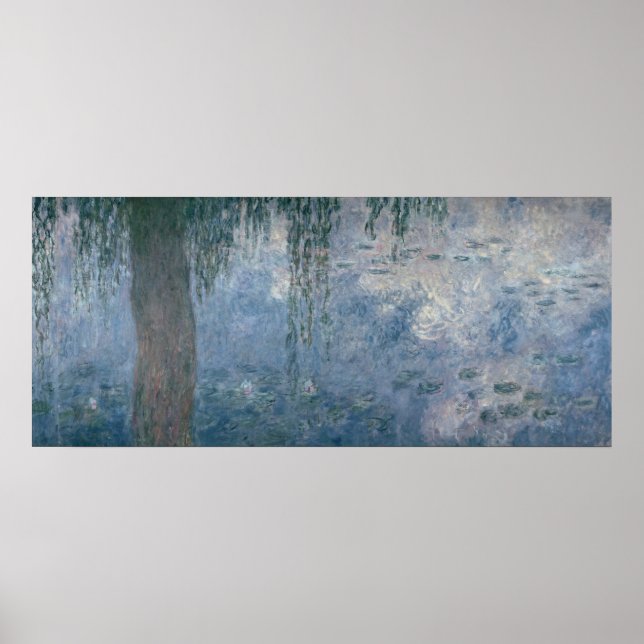 Poster Claude Monet | Lírios: Salgueiros, 1914 (Frente)