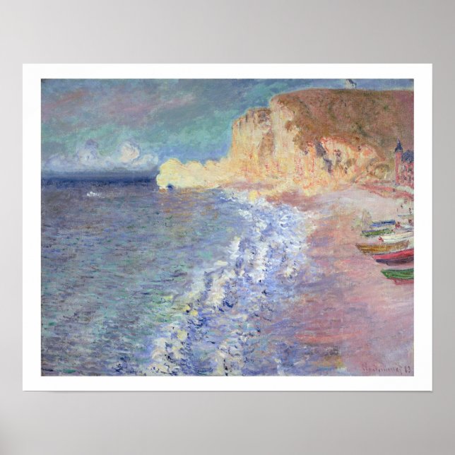 Poster Claude Monet | Manhã em Etretat (Frente)