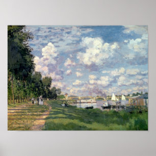 Póster Claude Monet Marina na Argentina, 1872