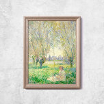 Poster Claude Monet Mulheres Sentadas Sob Arte Velha Selv<br><div class="desc">Poster de Claude Monet,  Mulher sentada sob o salgueiro,  1880. Antiga pintura famosa com flores e árvores no estilo Impressionismo. Licença CCO,  dominio público art. Quadro não incluído.</div>