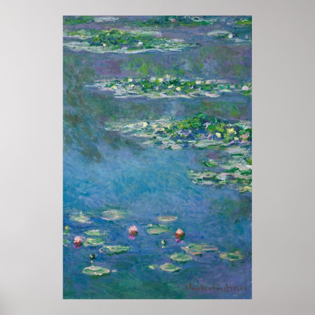 Poster Claude Monet, Nenúfares (Frente)