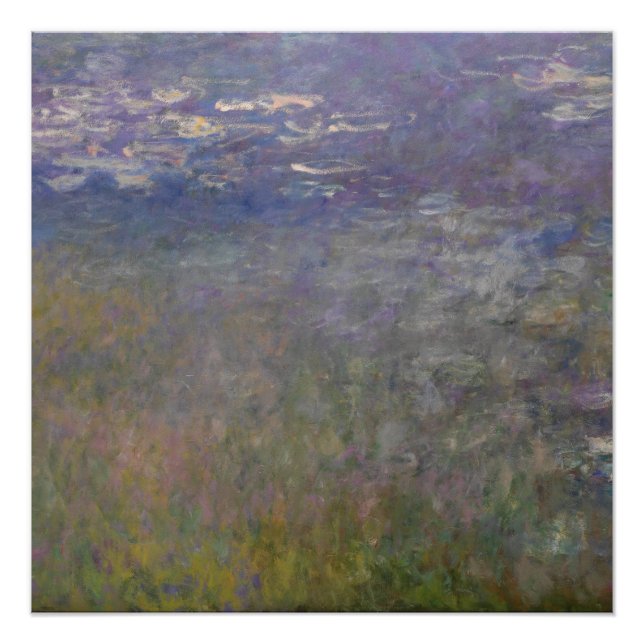 Póster Claude Monet - Nenúfares (Frente)