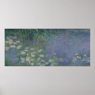Poster Claude Monet   Nenúfares: Manhã, 1914-18