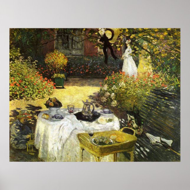 Poster Claude Monet: O Almoço (Frente)