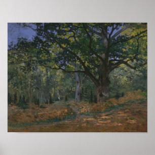 Póster Claude Monet - O Bodmer Oak, Fontainebleau
