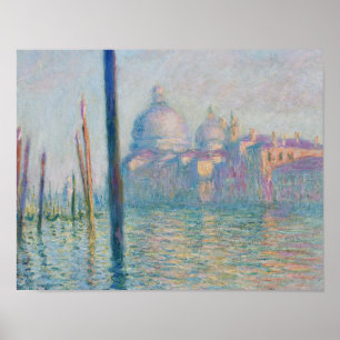 Póster Claude Monet - o canal grande