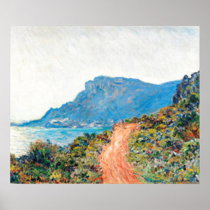 Poster Claude Monet O Corniche perto de Mônaco