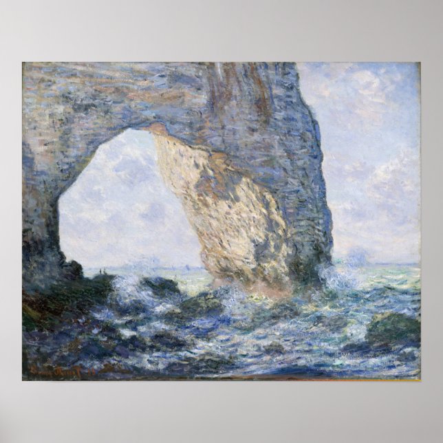 Poster Claude Monet | O Eretat Manneporte (Frente)