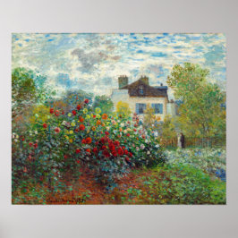 Poster Claude Monet - O Jardim do Artista em Argenteuil