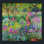 Poster Claude Monet: O Jardim Íris em Giverny<br><div class="desc">Um clássico colorido poster com o jardim da íris em Giverny,  pintado pelo pintor impressionista francês Claude Monet.</div>