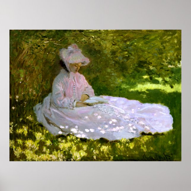 Poster Claude Monet: O Leitor (Frente)