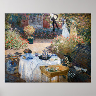 Poster Claude Monet - O Luncheon, painel decorativo