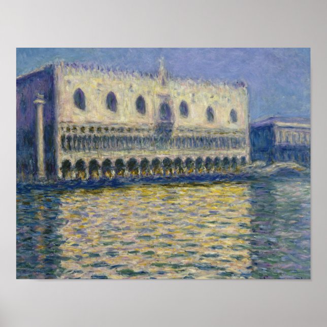 Póster Claude Monet - O Palácio Dos Cães (Frente)