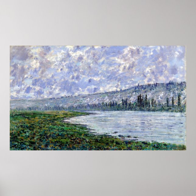 Póster Claude Monet O Sena em Vétheuil (Frente)