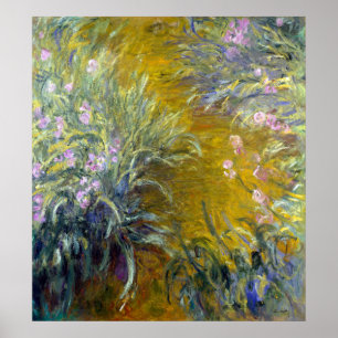 Poster Claude Monet o trajeto através das íris