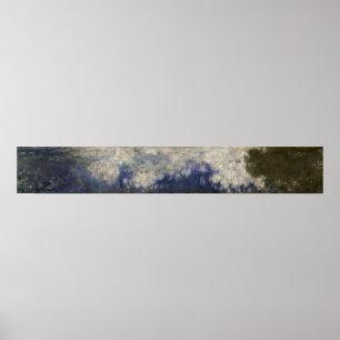 Poster Claude Monet o Waterlilies as nuvens, 1914-18