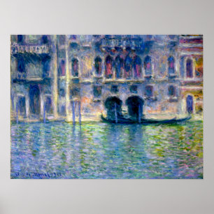 Poster Claude Monet Palazzo da Mula em Veneza