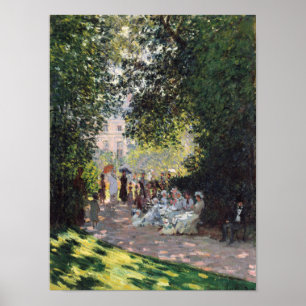 Póster Claude Monet   Parc Monceau