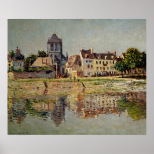 Poster Claude Monet   pelo rio em Vernon, 1883