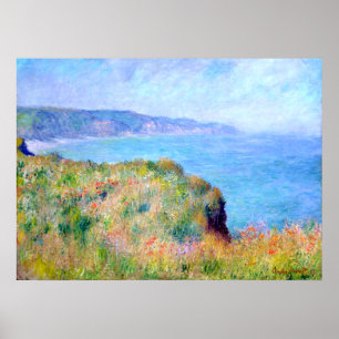Poster Claude Monet: Penhasco perto de Pourville