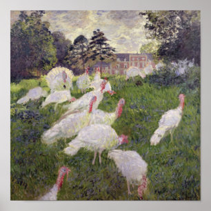 Poster Claude Monet Perus em Chateau de Rottembourg