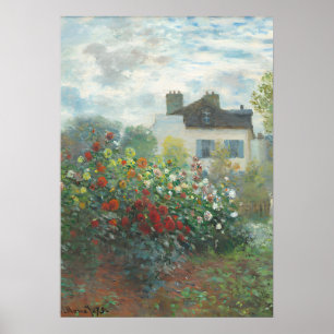 Poster Claude Monet pintando
