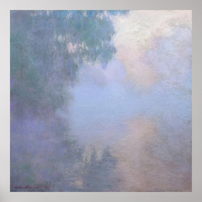 Poster Claude Monet pintando (Frente)