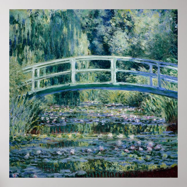 Poster Claude Monet pintando (Frente)