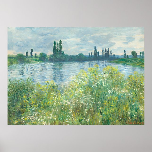 Poster Claude Monet pintando (Frente)