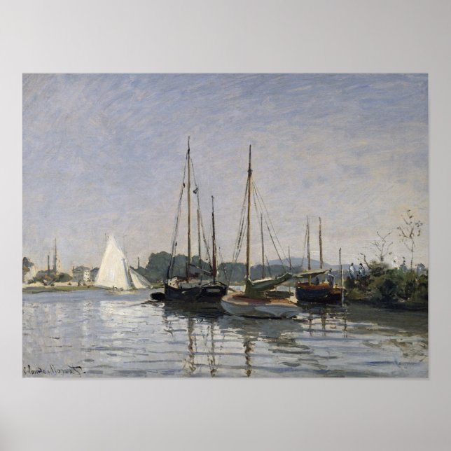 Póster Claude Monet | Pleasure Boats, Argenteuil, c.1872- (Frente)