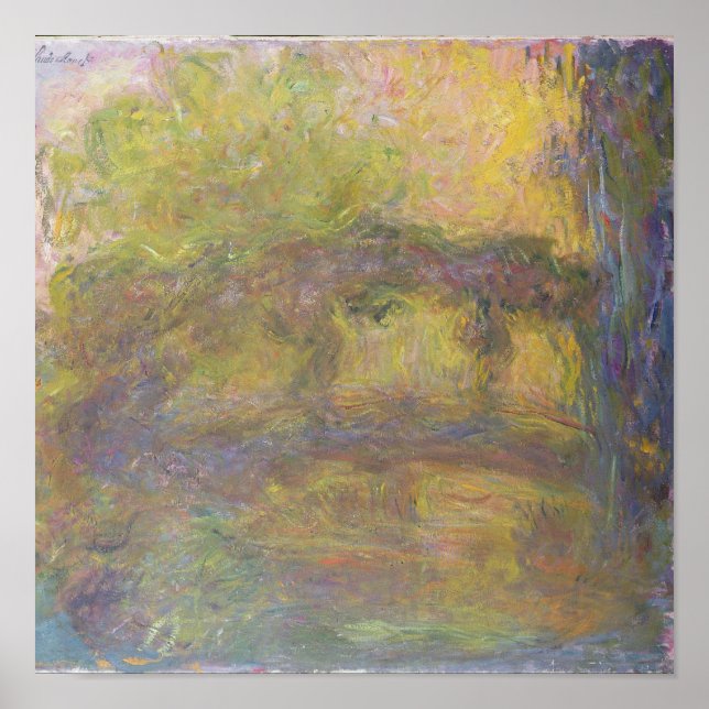 Póster Claude Monet | Ponte Japonesa, 1918-24 (Frente)