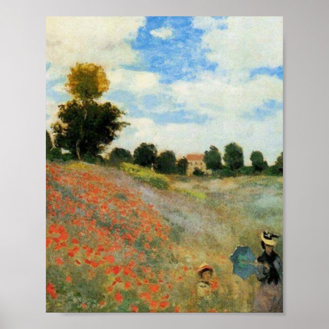 Poster Claude Monet Poppies (Frente)