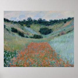 Poster Claude Monet ~ Poppy Field