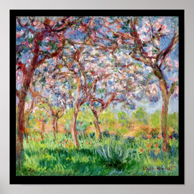 Póster Claude Monet | Printemps a Giverny, 1903 (Frente)