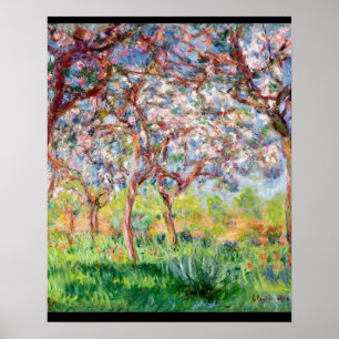 Poster Claude Monet   Printemps um Giverny