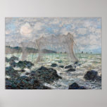 Poster Claude Monet: Redes de pesca em Pourville<br><div class="desc">Claude Monet: Redes de pesca em Pourville</div>