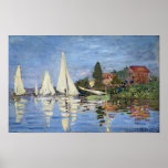 Poster Claude Monet Regattas em Argenteuil<br><div class="desc">Claude Monet Regattas em Argenteuil</div>