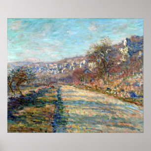 Poster Claude Monet Road de La Roche-Guyon