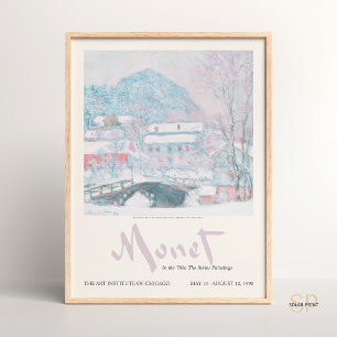 Poster Claude Monet Sandvika Norway Vintage Pintura