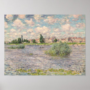 Poster Claude Monet   Seine em Lavacourt