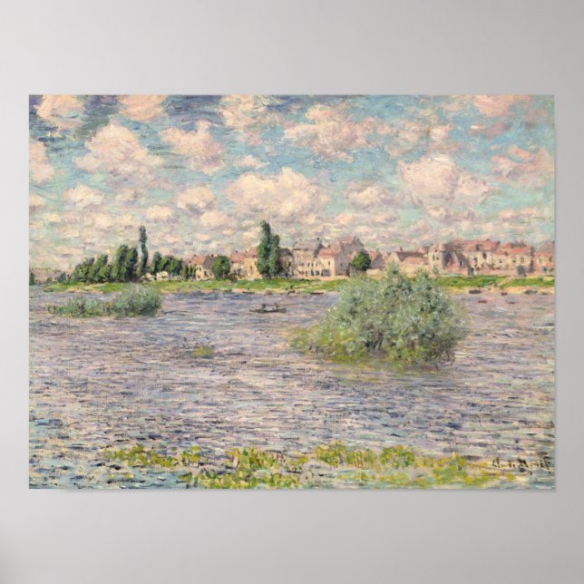 Poster Claude Monet | Sena em Lavacourt (Frente)