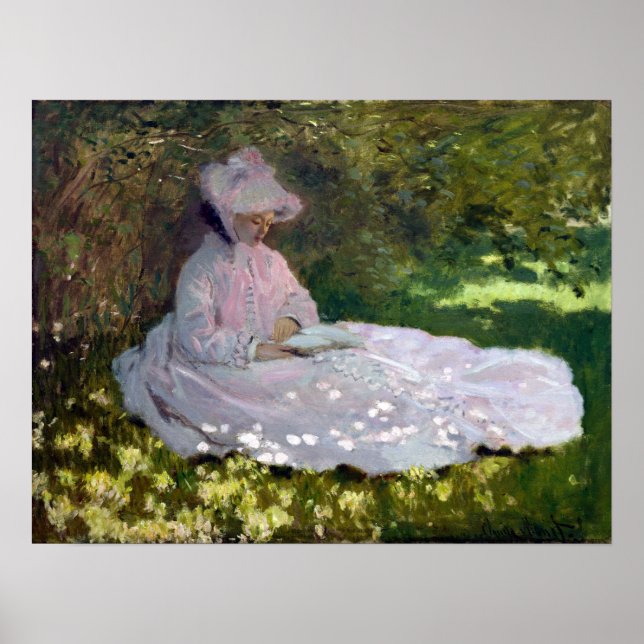 Poster Claude Monet Springtime (Frente)