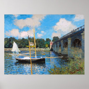 Póster Claude Monet: The Bridge at Argenteuil
