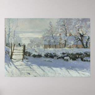 Póster Claude Monet - The Magpie
